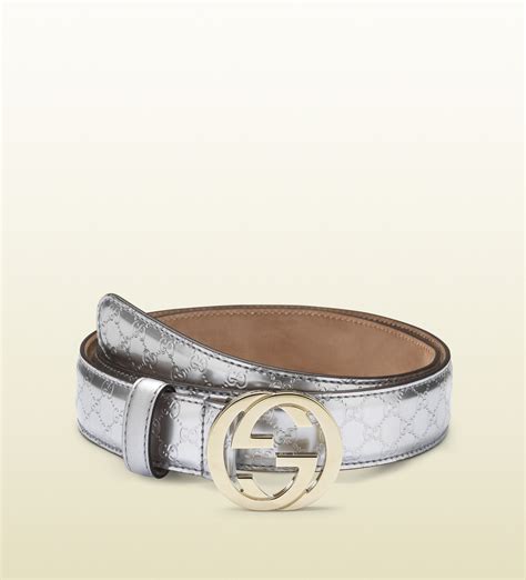 gucci belt silver sale|gucci belt silver buckle women.